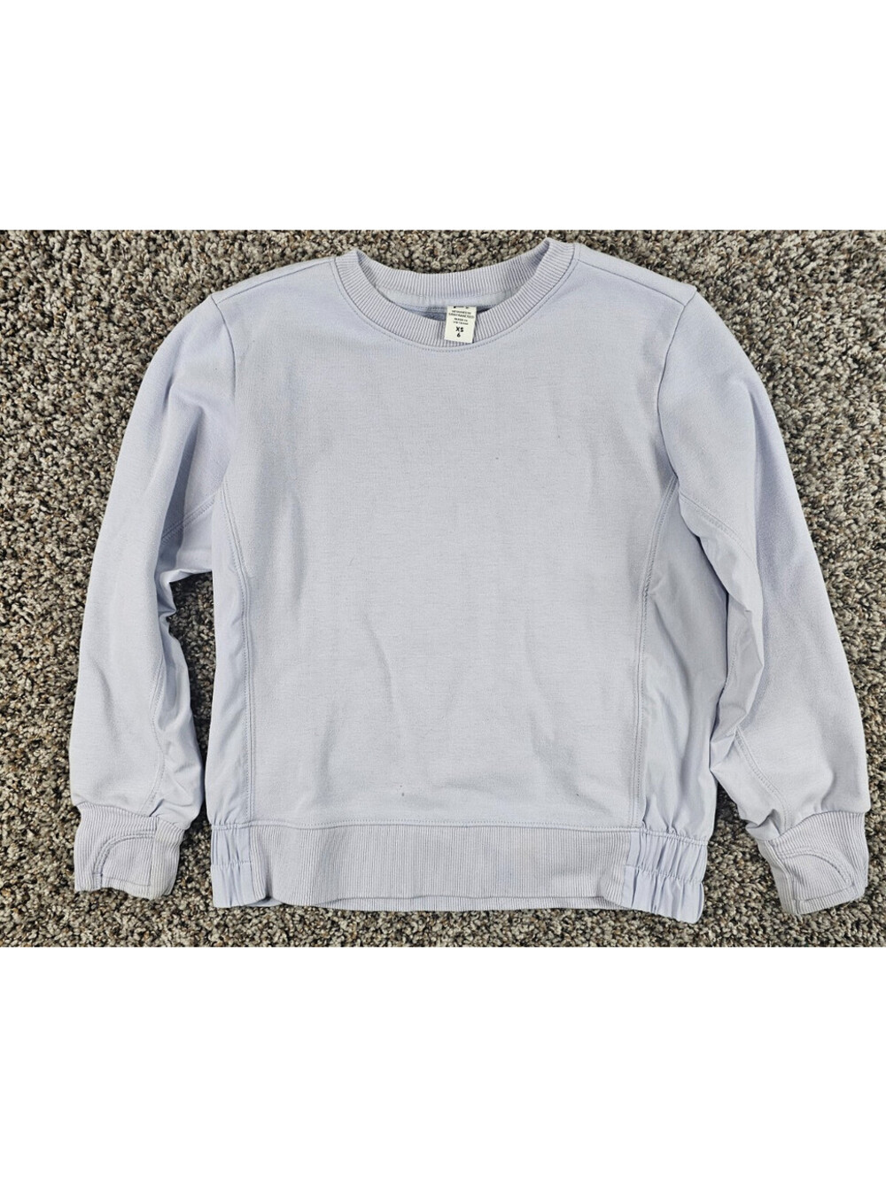 Athleta Girl light purple crew neck sweatshirt Girls Sz XSS (6)